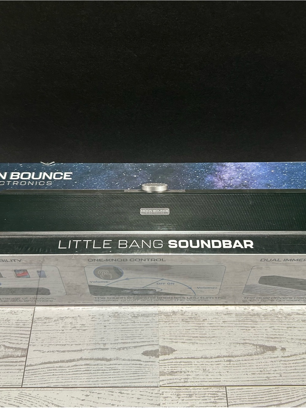 Moon Bounce "Little Bang" Soundbar - Black